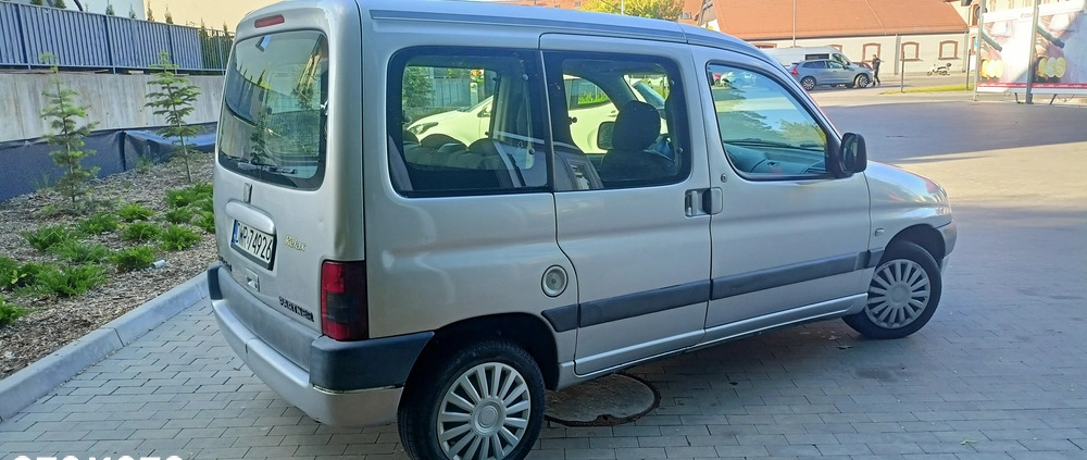 Peugeot Partner cena 4550 przebieg: 376000, rok produkcji 2000 z Wrocław małe 742